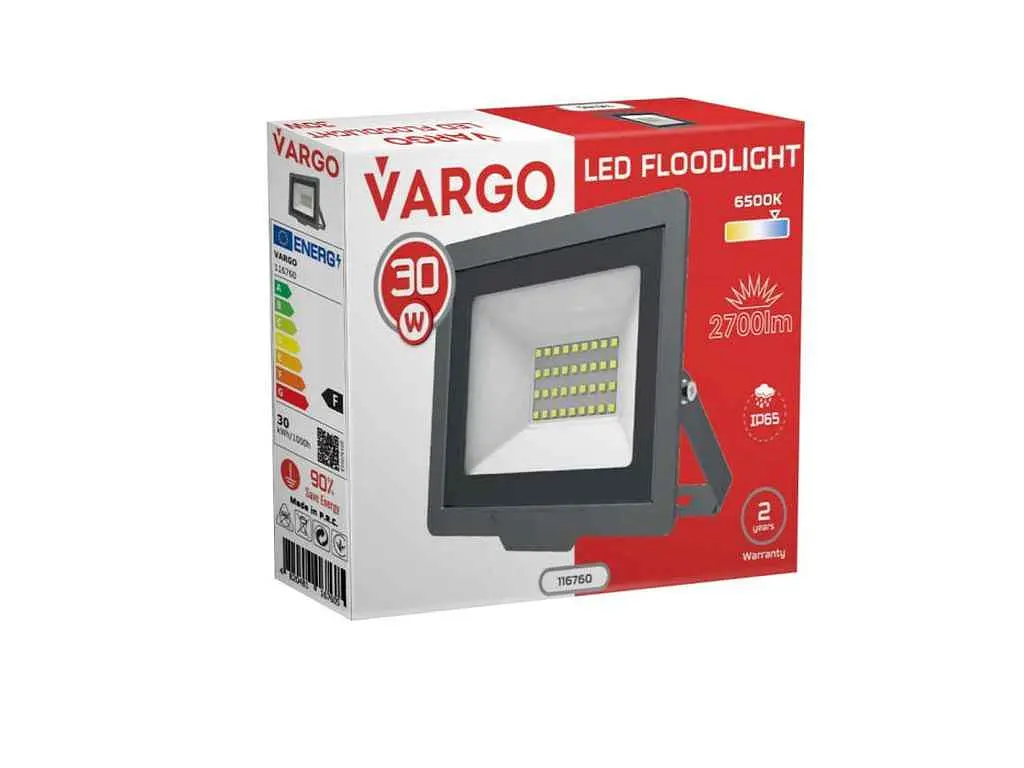 Прожектор світлодіодний VARGO 30W 6500K 2700lm NOVA (V-116760) - фото 4