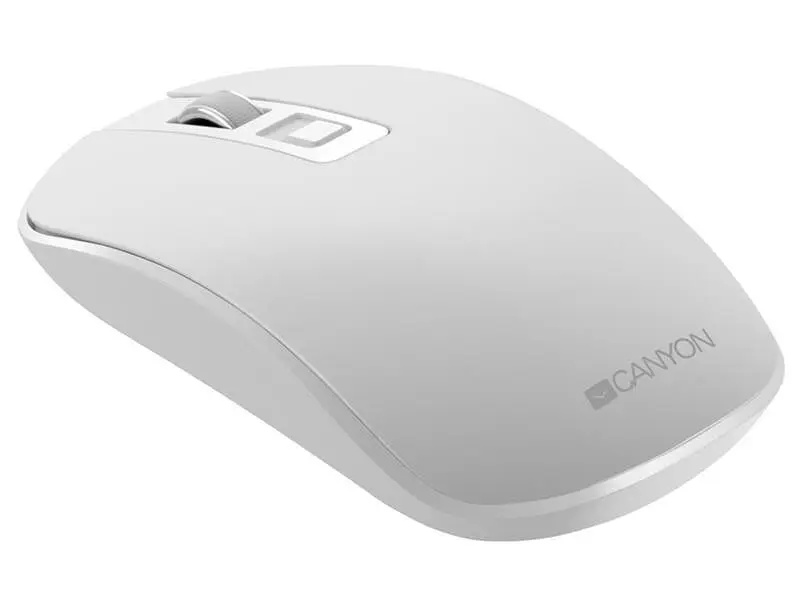 Bluetooth миша Canyon MW-18 Wireless Silent White (CNS-CMSW18PW) UA - фото 2