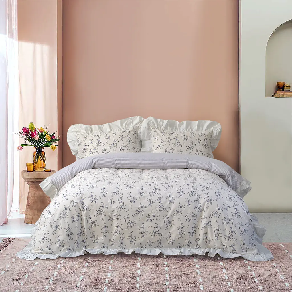 Постельное белье сатин Lotus Home - Hena евро - фото 2