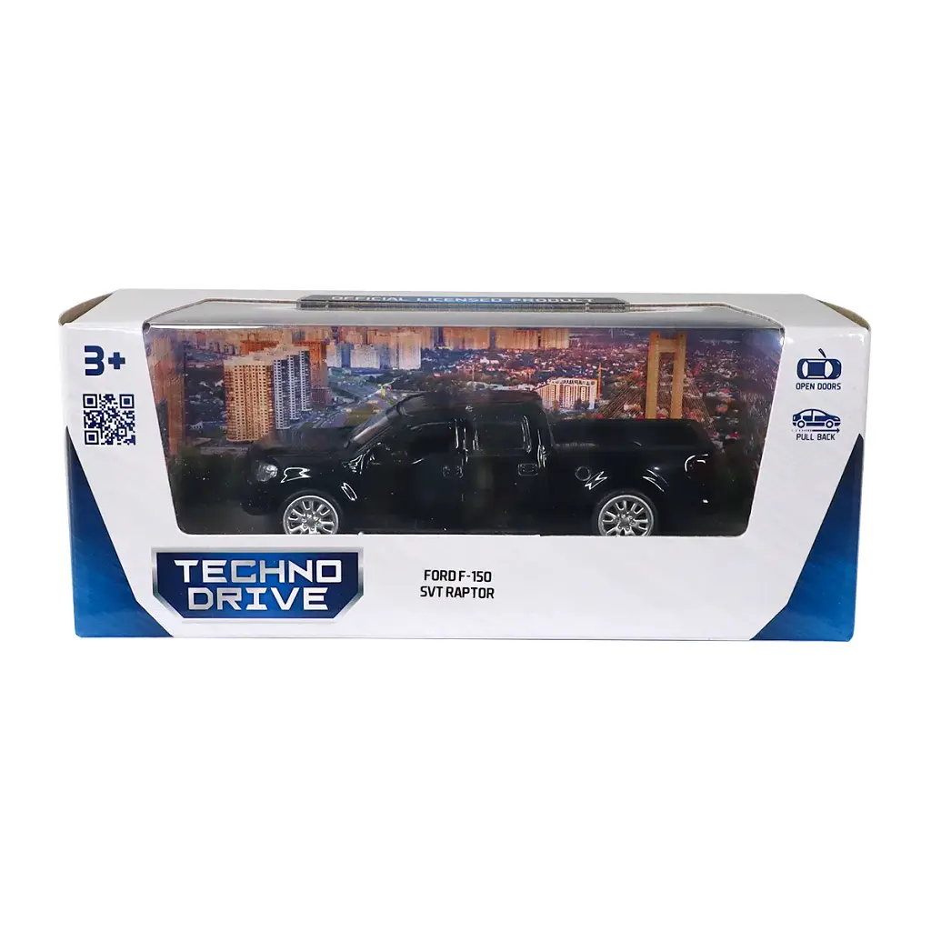Машина TechnoDrive Ford F-150 SVT Raptor (чорний) (250398) - фото 4