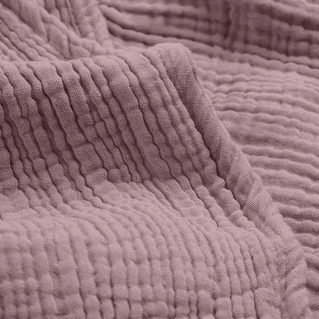 Наволочка Cosas Camellia муслінова 40х60 см бузкова (012Muslin_Camellia_40x60) - фото 5