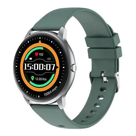 Смарт-часы XiaomiiMiLab Smart Watch IXiaomi KW66 Green Silver - фото 3