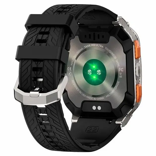 Смарт-часы Kospet TANK M3 Ultra Silver - фото 4