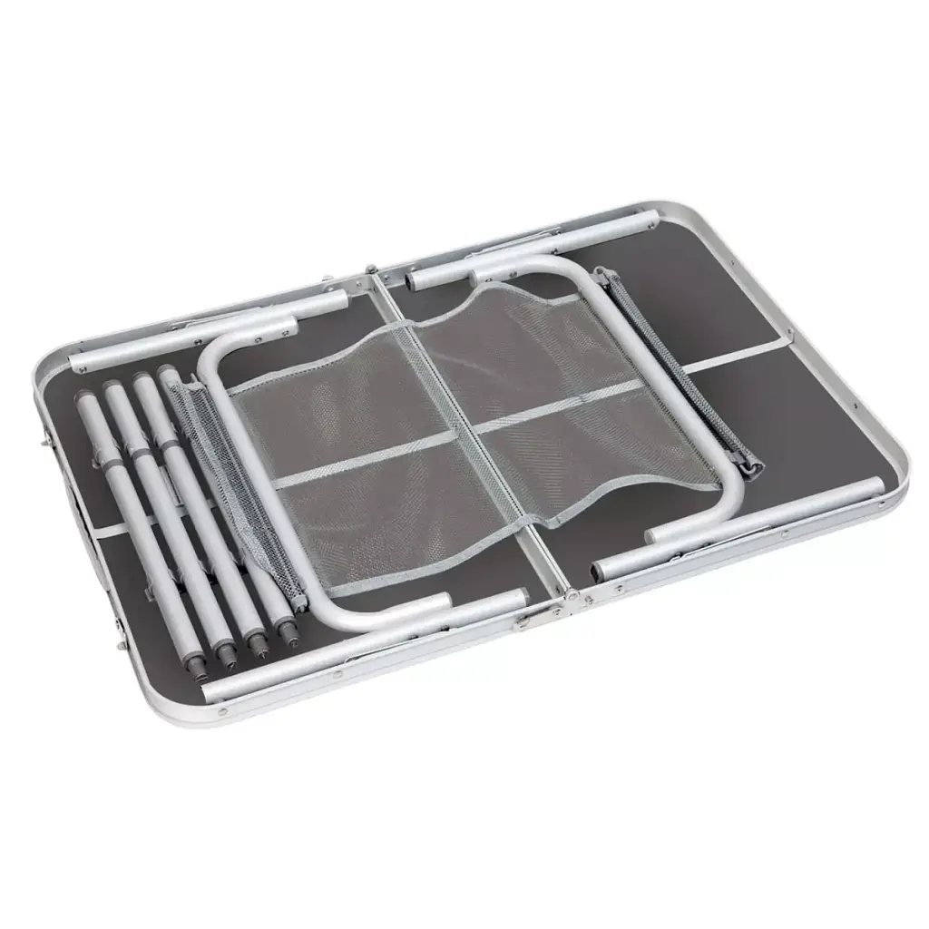 Стіл Bo-Camp Case Model 90x60 cm Grey (1404393) - фото 3