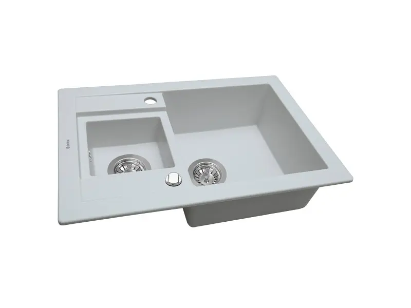 Кухонна мийка Perfelli Granze PGG 506-67 White - фото 2