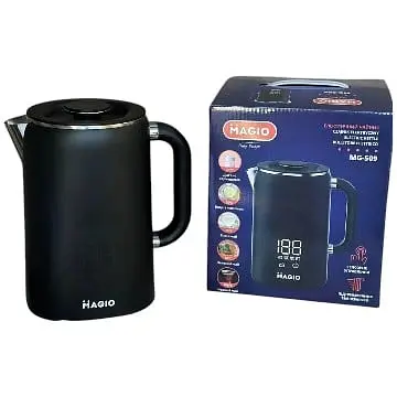 Електрочайник Magio MG-509 сенсорний 1.5 л 1500 Вт Чорний  - фото 4