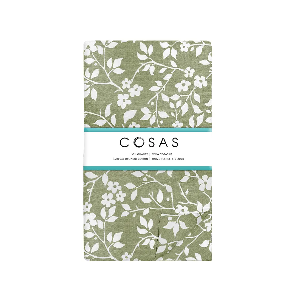 Підковдра двоспальна 180х220 Olive Flowers COSAS (4822052099209) - фото 5