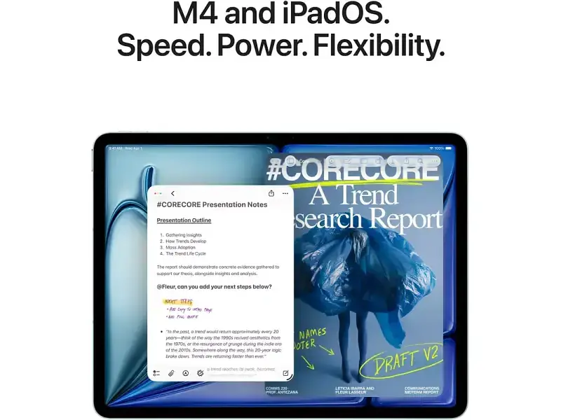 Планшет Apple iPad Air 11 2026 Wi-Fi + Cellular 128GB Starlight (MH7A4) - фото 7