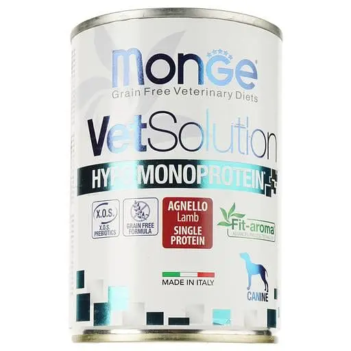 Вологий корм для собак Monge VetSolution Wet Hypo з ягнятим 400 г - фото 2