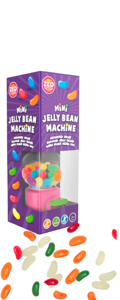 Цукерки Zed Candy Mini Jelly Bean Machine Gift Box 175 г - фото 2