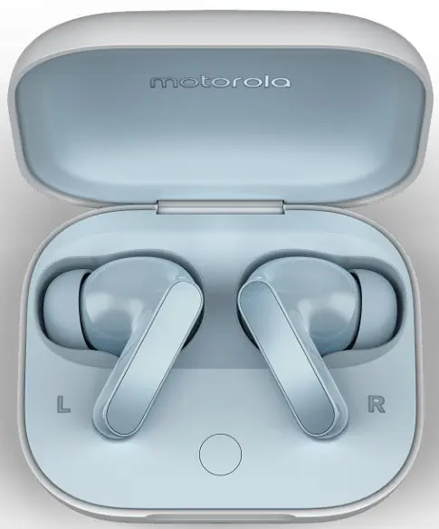 Навушники Motorola Moto Buds Glacier Blue - фото 2