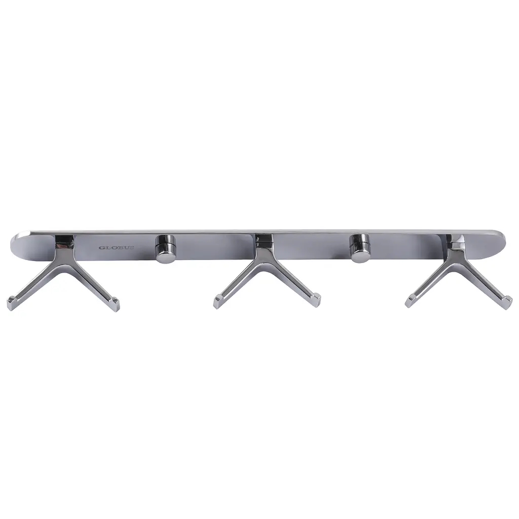 Планка з гачками подвійними 3x2 Perfect Sanitary Appliances RM 1503-3, Хром - фото 3