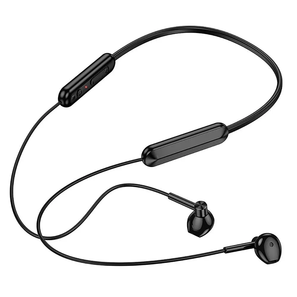 Бездротові спортивні навушники BOROFONE BE70 Light neck-hanging BT earphones чорний - фото 3