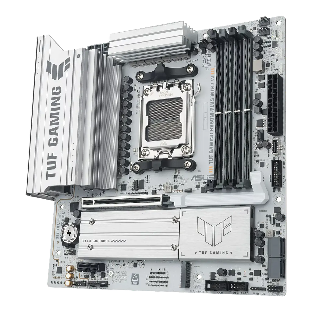 Материнcька плата Asus B850M-Plus TUF Gaming Wi-Fi W Socket AM5 (TUF GAMING B850M-PLUS WIFI7 W) Б/В - фото 3