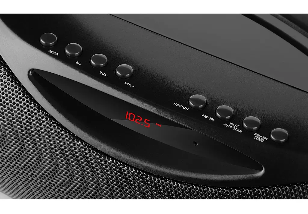 Портативная Bluetooth колонка бумбокс REAL-EL X713 Black - фото 7