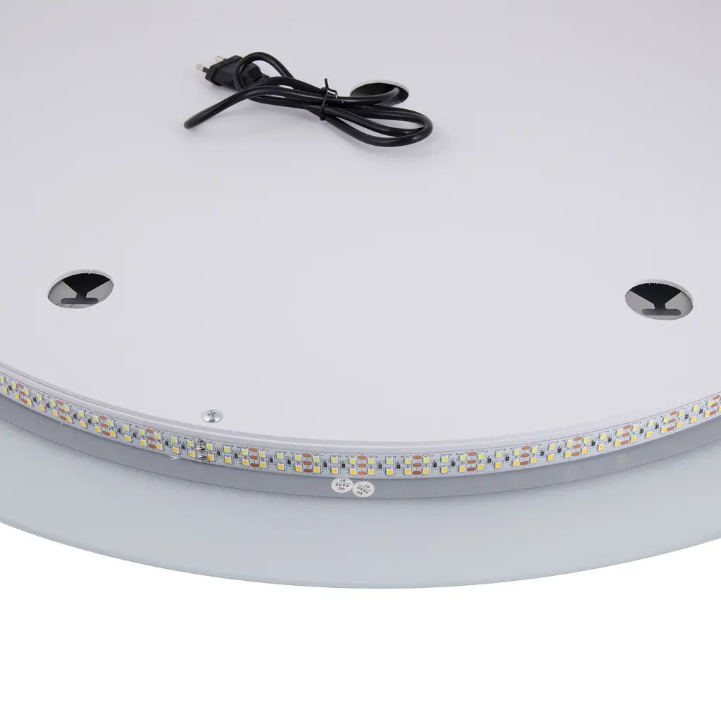 Дзеркало Qtap Taurus R800 з LED-підсвічуванням Touch, з антизапотіванням, з димером температури кольору (3000-6500K) QT2478R807 - фото 7