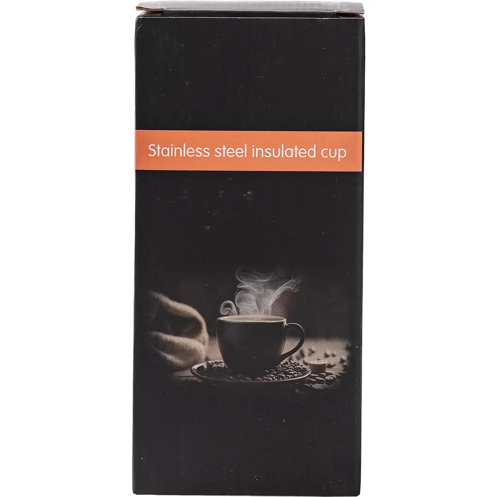 Термокружка Coffee 500 мл с датчиком температуры, черный Yiwu HP-14-10B - фото 6