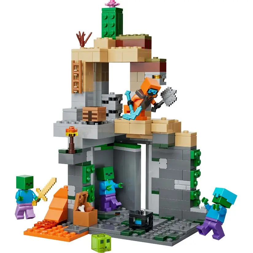 Конструктор LEGO Minecraft Підземелля зомбі 284 деталі (21587) - фото 4