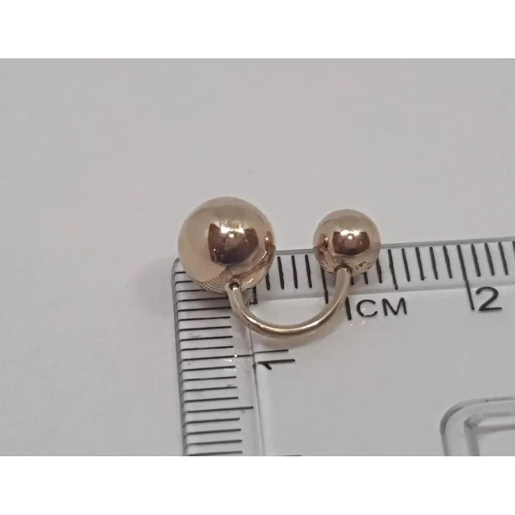 Золота сережка-пірсинг Favoritum. 310129_7 - фото 5