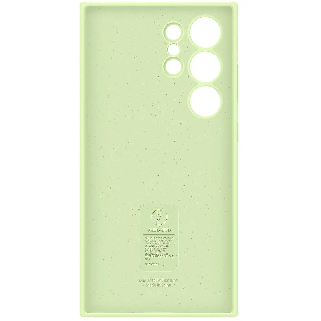 Оригінальний силіконовий чохол Samsung Silicone Case для Samsung Galaxy S24 Ultra (S928) Light Green EF-PS928TGEGWW - фото 8
