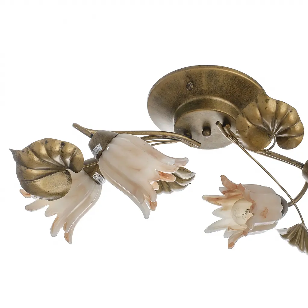 Люстра потолочная Brille флористика E14 60W BR (BKL-509S/4) - фото 3