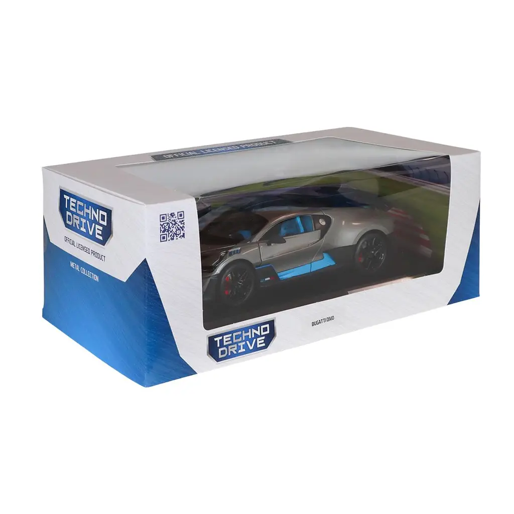 Автомодель - BUGATTI DIVO (сірий, 1:18) TechnoDrive 250940BDGY - фото 7