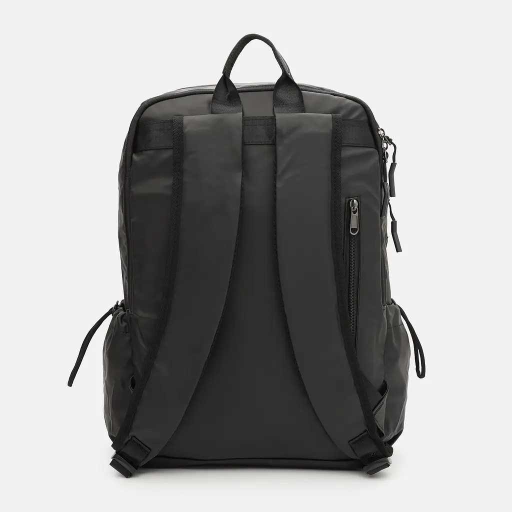 Чоловічий текстильний рюкзак Confident ATN01-2137A чорний - фото 4