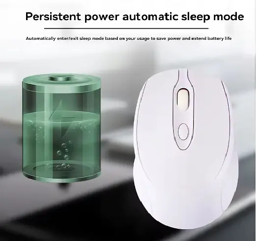 Акумуляторна бездротова мишка Xiaomi Sensitive Bluetooth Mouse 2.4G Dual-Mode White - фото 3