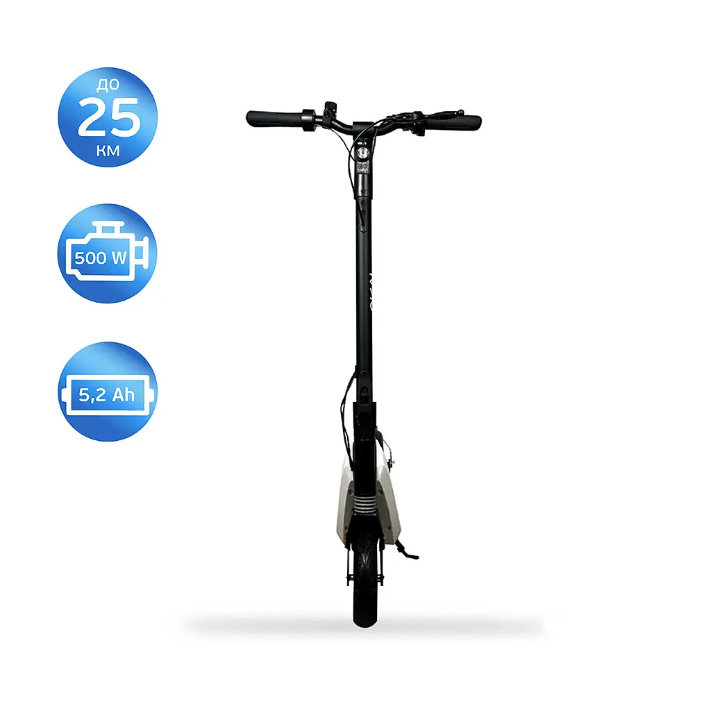 Електросамокат OKAI Zippy ES50С чорний 8" 250W/500W, 5. 2Ah, 20 km, 25 km/h, 10°, 13. 5 kg - фото 2