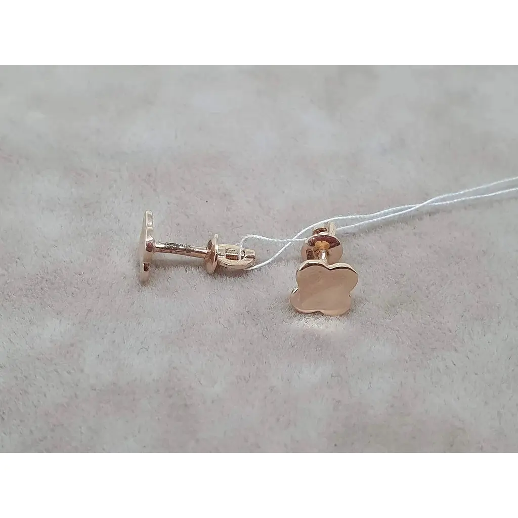 Золотые серьги-пуссеты Вселенная. 20708500 - фото 4