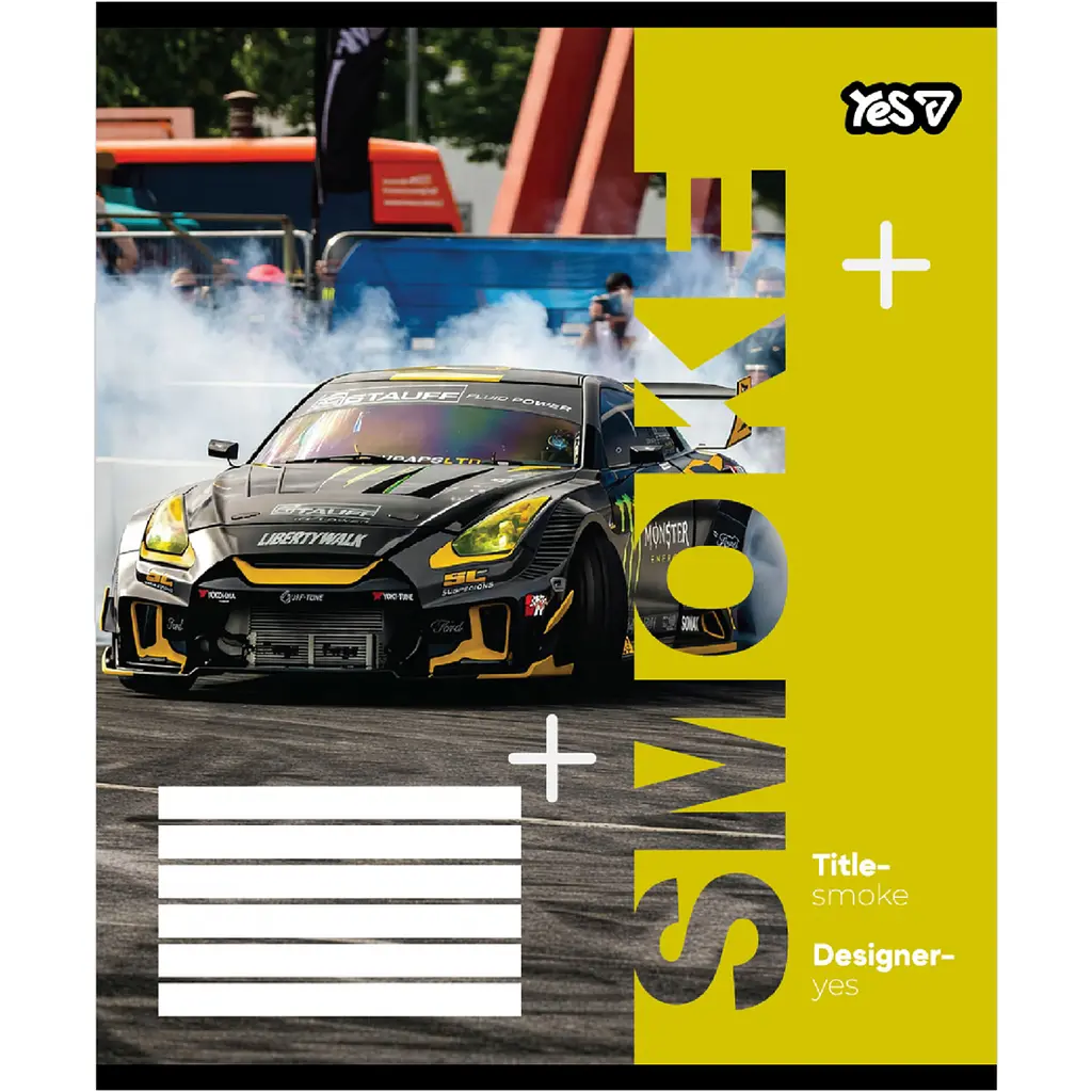 Зошит шкільний Yes Street energy А5 24 аркуші клітинка 20 шт. (769081) - фото 2