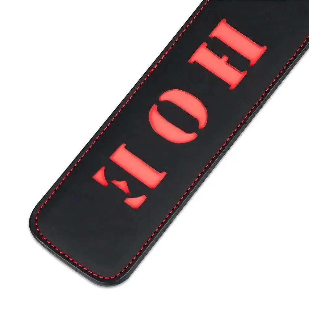 Плеть Rebellion Reign Paddle "Hoe", 38 см (чорний) - фото 5