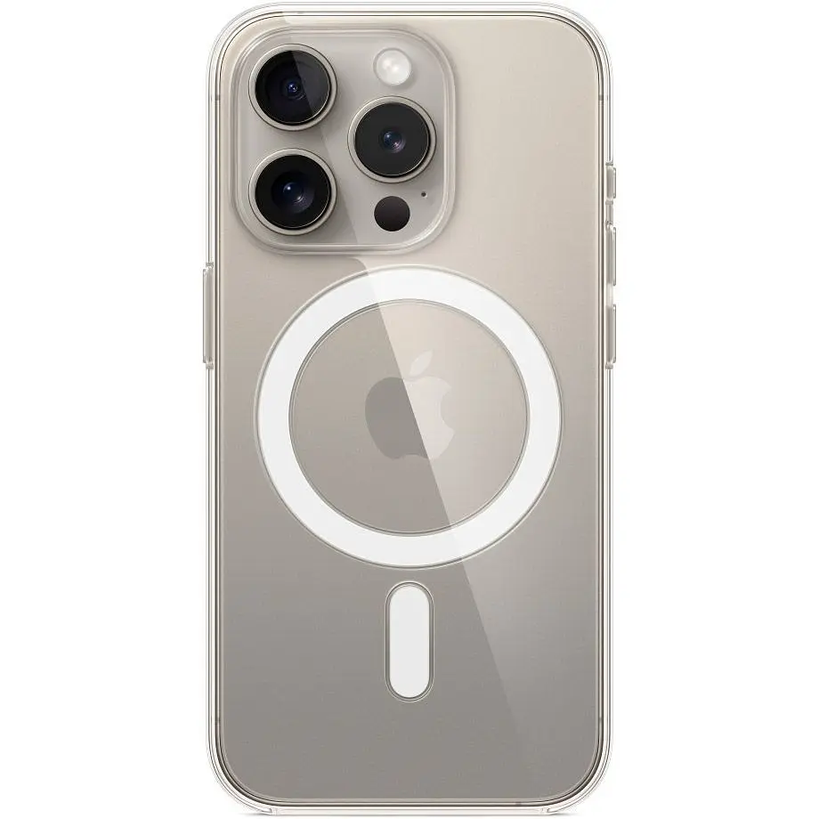 Чохол Apple Clear Case with MagSafe для iPhone 15 Pro Transparent (MT223ZM/A) [92946] - фото 2
