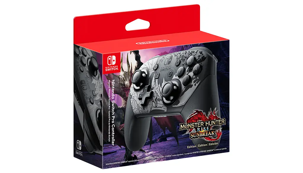 Геймпад Nintendo Switch Pro Controller Monster Hunter Rise Edition [71586] - фото 5