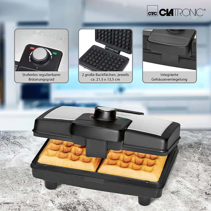 Вафельниця CLATRONIC WA 3606 - фото 4