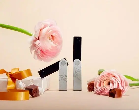 Набір із двох апаратних крипто-гаманців Ledger Nano X Valentine's Pair з гравіюванням Чорні (LNXVP2) - фото 5
