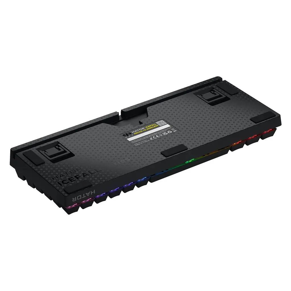 Клавіатура HATOR Icefall Mecha 75 Wireless Rainbow Black (HTK275UA) U1 - фото 4