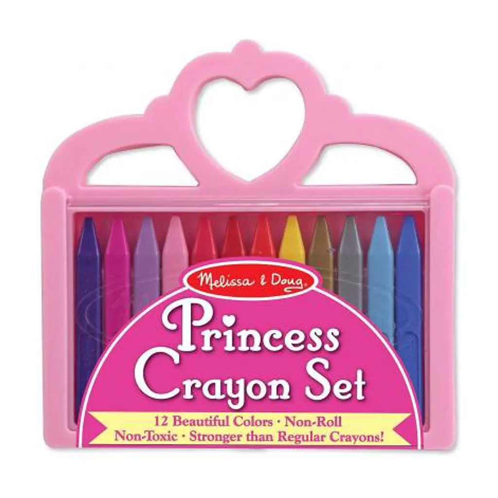 Набір для творчості Melissa & Doug Крейда полімерна Принцеса 12 кольорів (MD4155)
