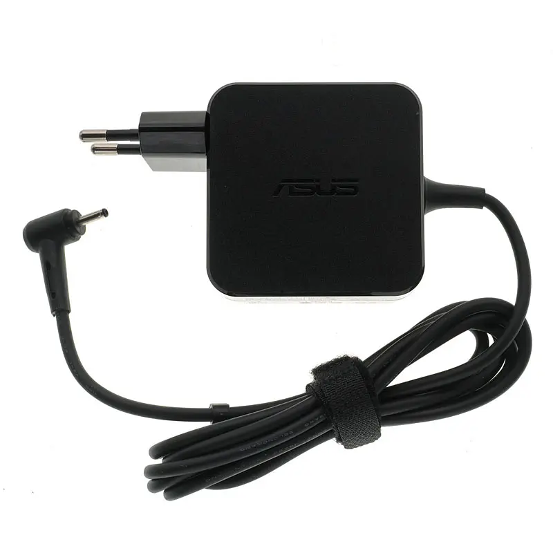 Блок живлення для ноутбука Asus 19V, 2.37A, 45W, 3.0x1.0мм, квадратний корпус (Zenbook UX21E, UX31E, VivoBook X202) (комплект: адаптер + перехідник) - фото 3