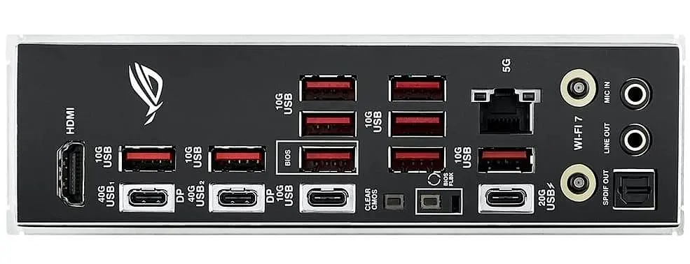 Материнська плата ASUS ROG STRIX X870E-E GAMING WIFI (ROG STRIX X870E-E GAMING WIFI) (Socket AM5, AMD X870E, ATX) - фото 6