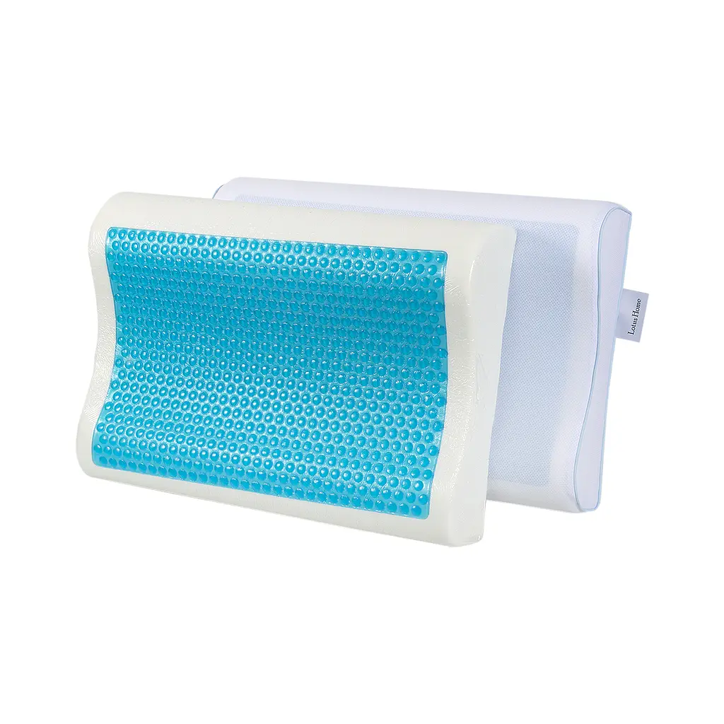 Подушка Lotus Home - Gel Neck Comfort 60x40x14/12 - фото 2