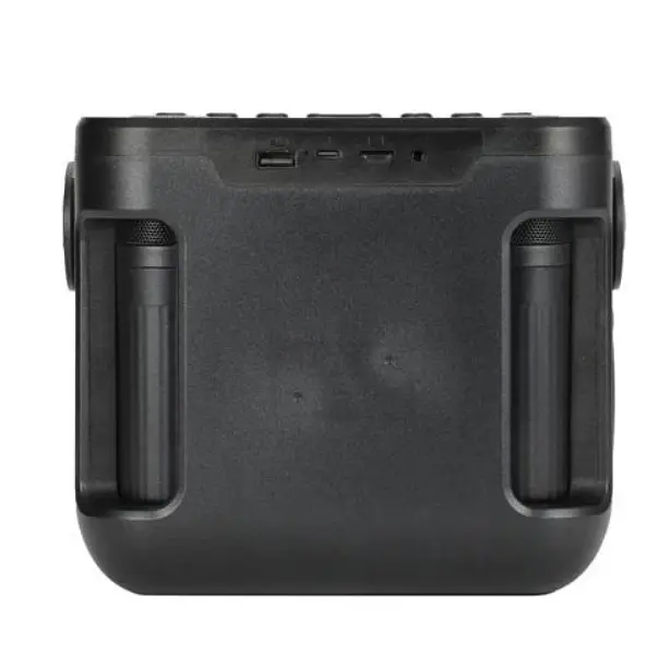 Портативна Bluetooth-колонка TG545DK 10W з ліхтариком та двома мікрофонами Black - фото 2