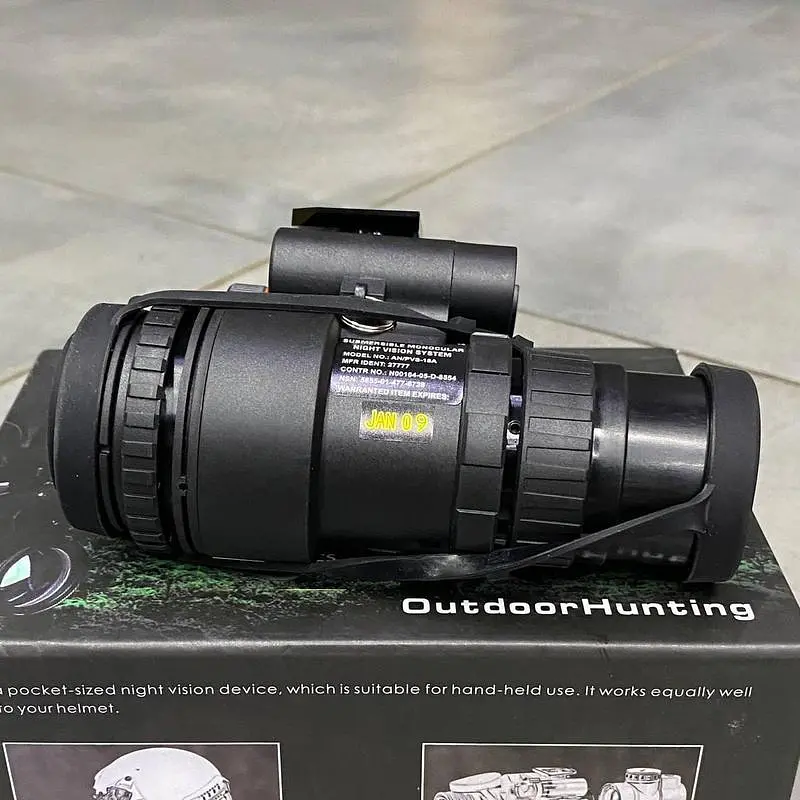 Прибор ночного видения Монокуляр PVS-18 1х32 с креплением Wilcox L4G24 на шлем + подсумок - фото 3