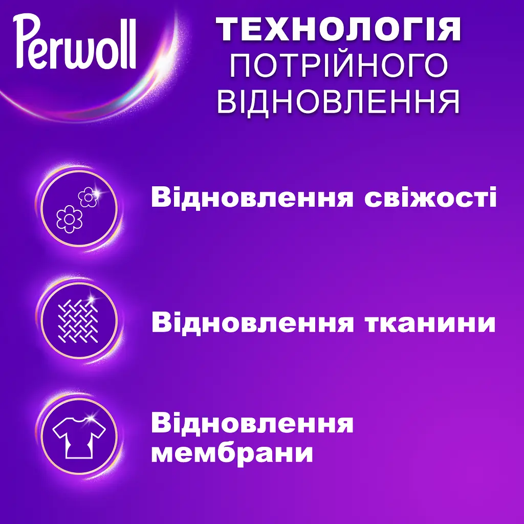 Гель для прання Perwoll Догляд та Освіжаючий ефект Для спортивного одягу 3 л (9000101809930) - фото 2