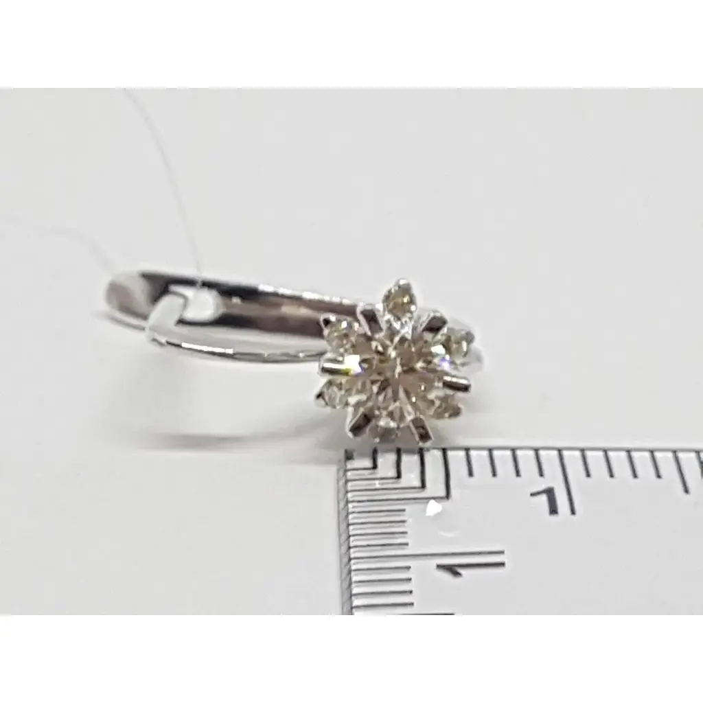 Золоті сережки Qvaliz з діамантами. Артикул 214178 - фото 4