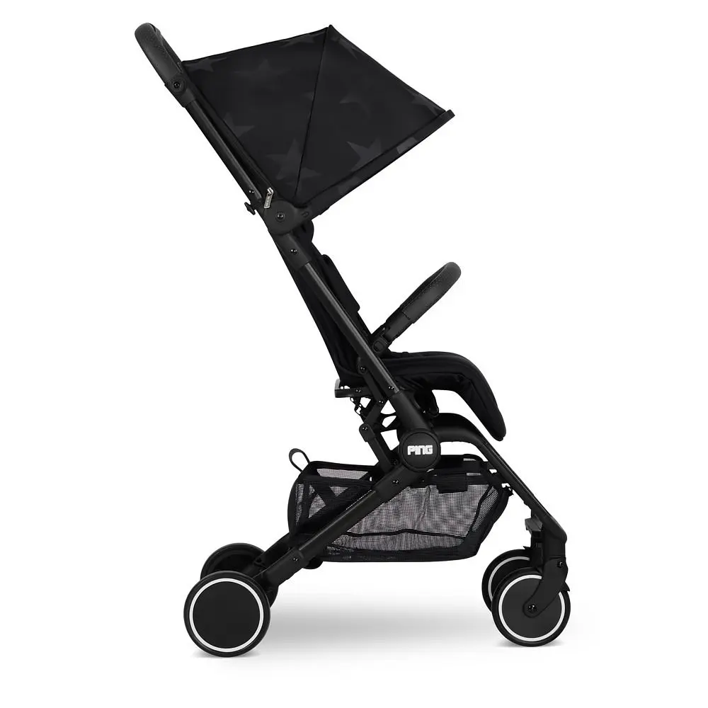 Прогулочная коляска ABC Design Ping Black черная (1200229/1000) - фото 2