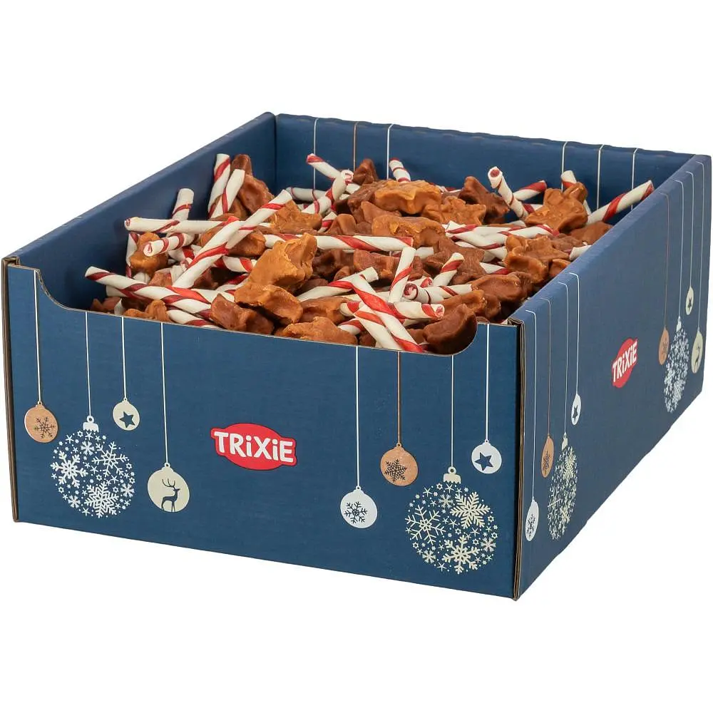 Ласощі для собак Trixie, різдвяні льодяники з куркою, 12 см, 14 г, 5 шт./уп. - фото 3