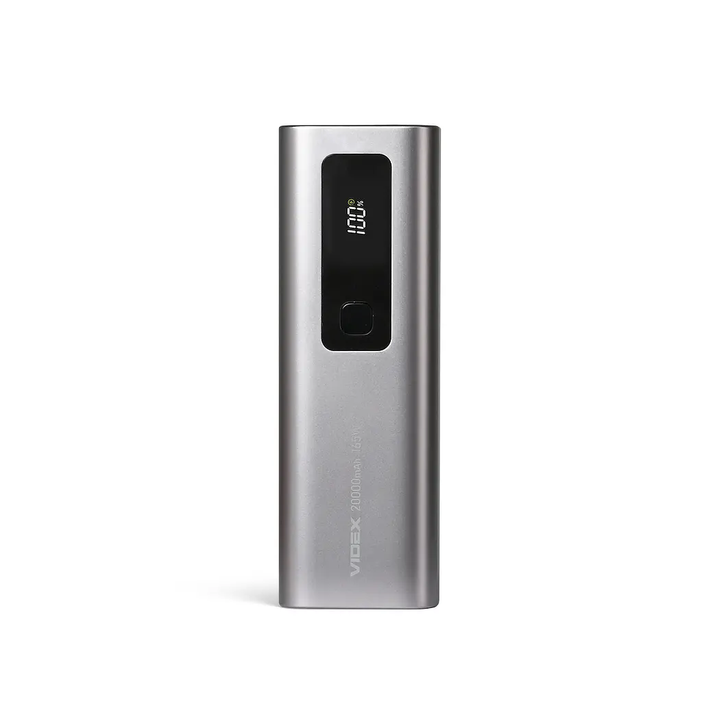 Павербанк 20000mAh VIDEX VPB-366 165W PD100W +Display VIDEX (28606-000) - фото 2
