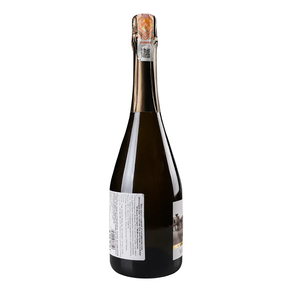 Вино ігристое Maison Darragon Vouvray Cuvee Antique, біле, сухе, 12,5%, 0,75 л (804549) - фото 2