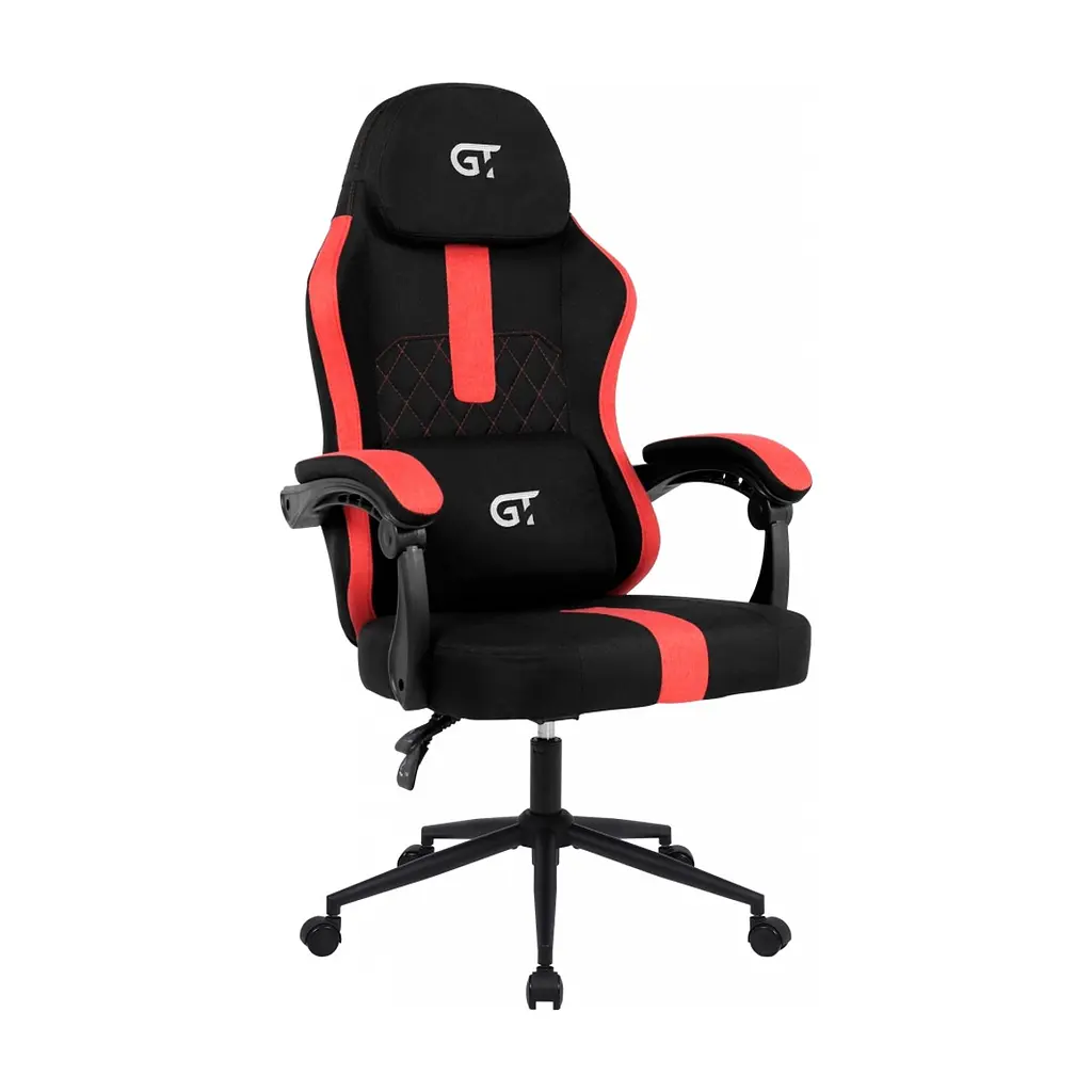 Крісло ігрове GT Racer X-2326 Black/Red (X-2326 Fabric Black/Red) - фото 2